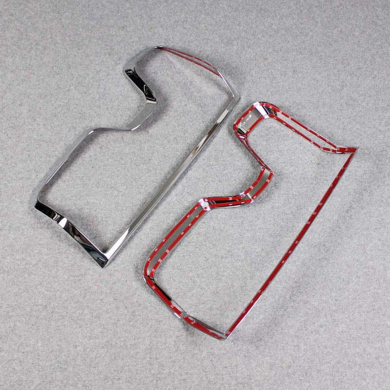 Beautost Fit for Chevrolet Silverado 2019 2020 2021 2022 2023 2024 2025 Chrome Tail Light Lamp Cover Trims - Image 5